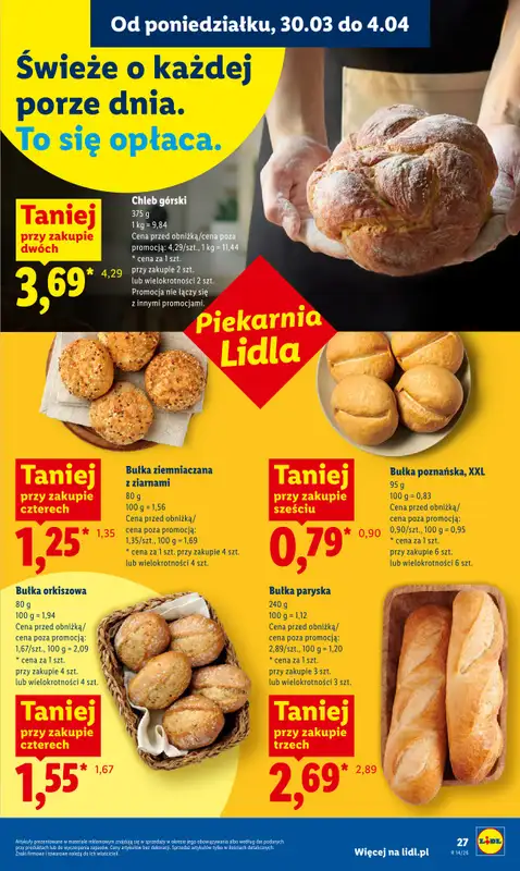 Lidl - gazetka promocyjna Oferta od poniedziałku od poniedziałku 30.03 do środy 01.04 - strona 27
