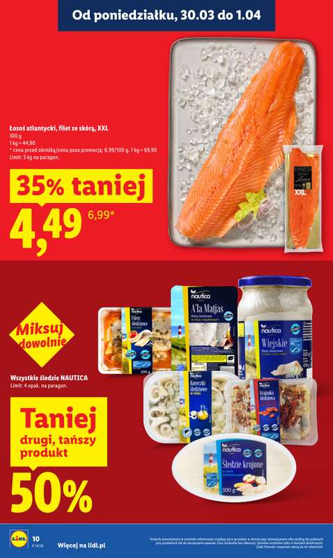 Lidl - gazetka promocyjna Oferta od poniedziałku od poniedziałku 30.03 do środy 01.04 - strona 10