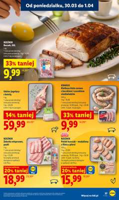 Lidl - gazetka promocyjna Oferta od poniedziałku od poniedziałku 30.03 do środy 01.04 - strona 37