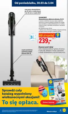 Lidl - gazetka promocyjna Oferta od poniedziałku od poniedziałku 30.03 do środy 01.04 - strona 21