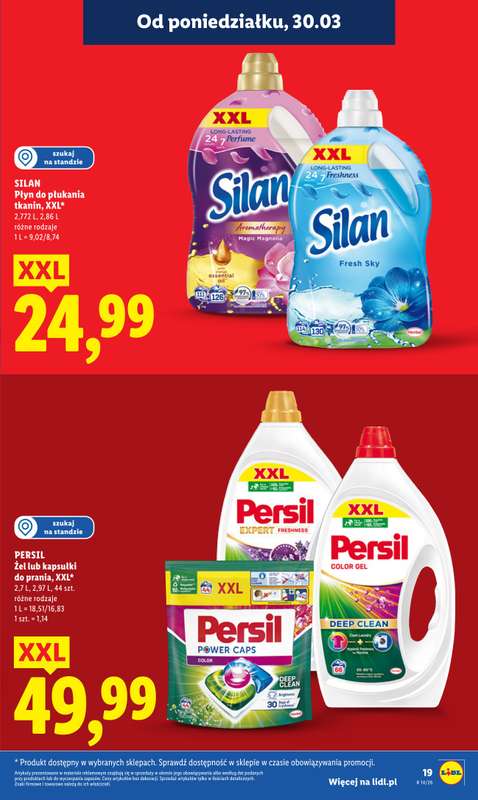 Lidl - gazetka promocyjna Oferta od poniedziałku od poniedziałku 30.03 do środy 01.04 - strona 19