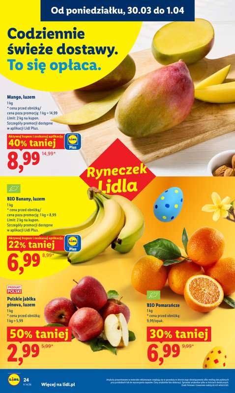 Lidl - gazetka promocyjna Oferta od poniedziałku od poniedziałku 30.03 do środy 01.04 - strona 24