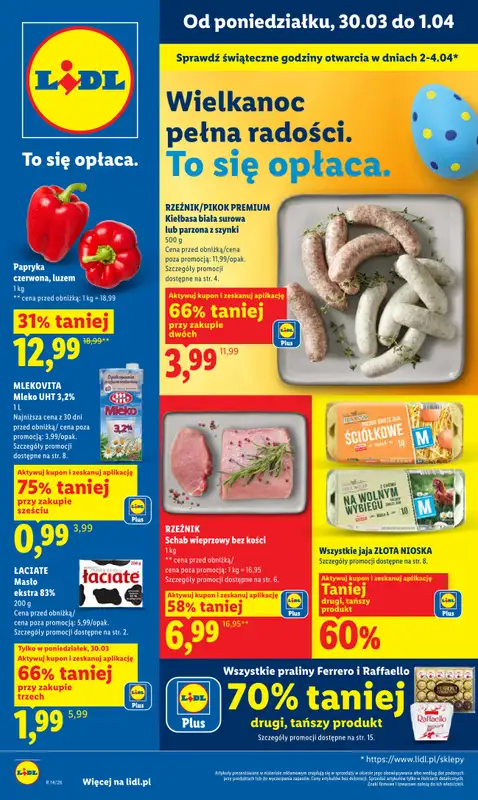 Lidl - gazetka promocyjna Oferta od poniedziałku  