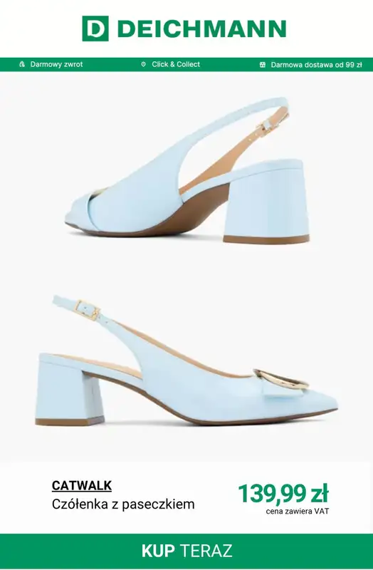 Deichmann - gazetka promocyjna Czółenka w wiosennym stylu   - strona 3