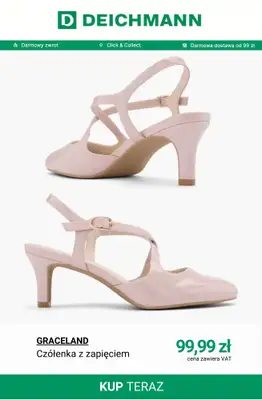 Deichmann - gazetka promocyjna Czółenka w wiosennym stylu od poniedziałku 30.03  - strona 9