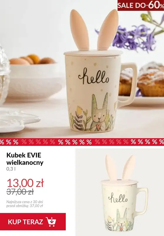 Homla - gazetka promocyjna Do -60% wielkanocna wyprzedaż od poniedziałku 30.03  - strona 11