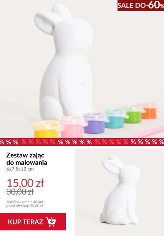 Homla - gazetka promocyjna Do -60% wielkanocna wyprzedaż od poniedziałku 30.03  - strona 7