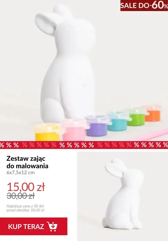 Homla - gazetka promocyjna Do -60% wielkanocna wyprzedaż od poniedziałku 30.03  - strona 7