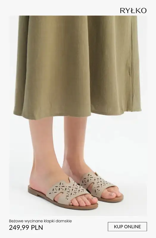 Ryłko - gazetka promocyjna Damskie obuwie ażurowe od poniedziałku 30.03  - strona 9