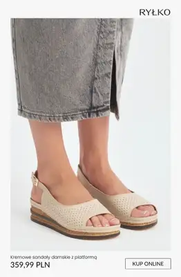 Ryłko - gazetka promocyjna Damskie obuwie ażurowe od poniedziałku 30.03  - strona 10