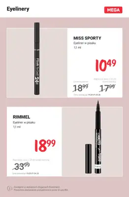 Rossmann - gazetka promocyjna MEGA promocje na makijaż! od poniedziałku 30.03 do środy 01.04 - strona 10