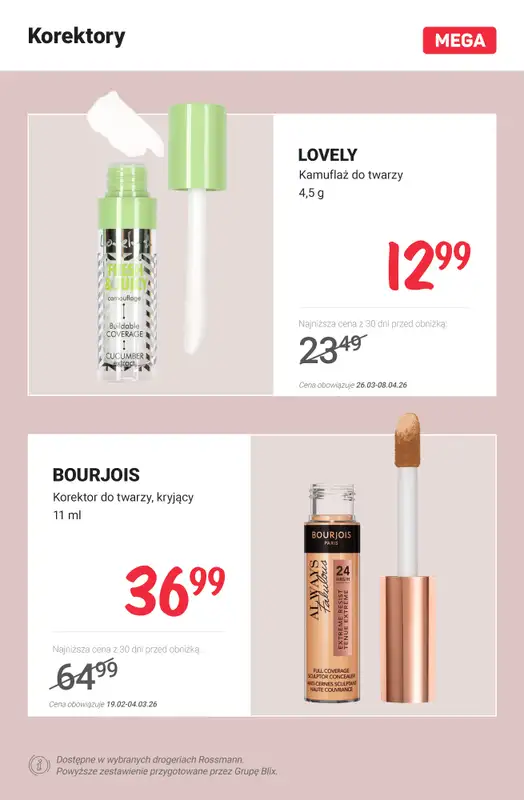 Rossmann - gazetka promocyjna MEGA promocje na makijaż!   - strona 3