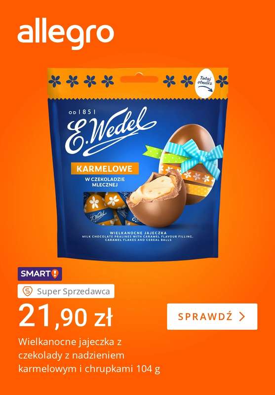 Allegro - gazetka promocyjna Prezenty od Zajączka last minute od poniedziałku 30.03 do czwartku 02.04 - strona 3