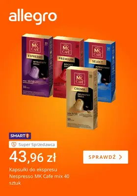 Allegro - gazetka promocyjna Prezenty od Zajączka last minute od poniedziałku 30.03 do czwartku 02.04