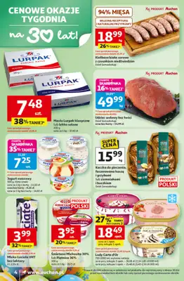 Auchan - gazetka promocyjna Gazetka 30 Lat Supermarket Auchan od wtorku 31.03 do soboty 04.04 - strona 4