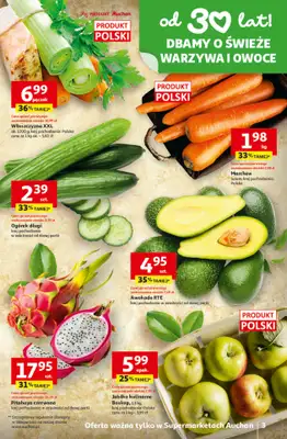 Auchan - gazetka promocyjna Gazetka 30 Lat Supermarket Auchan od wtorku 31.03 do soboty 04.04 - strona 3