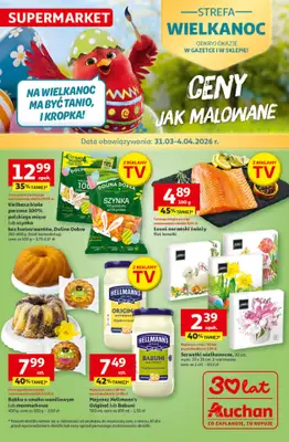 Auchan - gazetka promocyjna Gazetka 30 Lat Supermarket Auchan od wtorku 31.03 do soboty 04.04