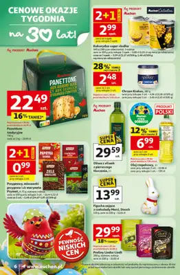 Auchan - gazetka promocyjna Gazetka 30 Lat Supermarket Auchan od wtorku 31.03 do soboty 04.04 - strona 6