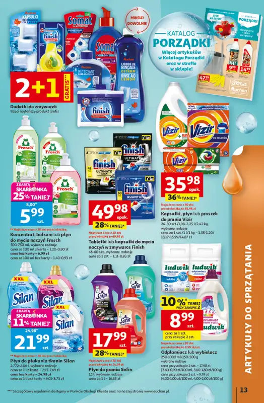 Auchan - gazetka promocyjna Gazetka 30 Lat Hipermarket Auchan od wtorku 31.03 do soboty 04.04 - strona 13