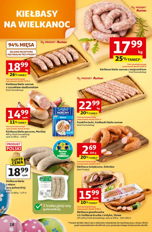 Auchan - gazetka promocyjna Gazetka 30 Lat Hipermarket Auchan od wtorku 31.03 do soboty 04.04 - strona 18