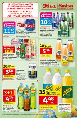 Auchan - gazetka promocyjna Gazetka 30 Lat Hipermarket Auchan od wtorku 31.03 do soboty 04.04 - strona 31