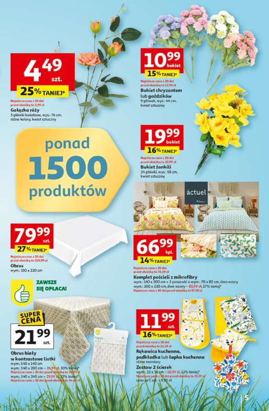 Auchan - gazetka promocyjna Gazetka 30 Lat Hipermarket Auchan od wtorku 31.03 do soboty 04.04 - strona 5