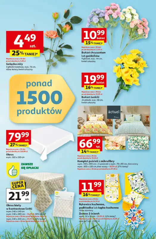 Auchan - gazetka promocyjna Gazetka 30 Lat Hipermarket Auchan od wtorku 31.03 do soboty 04.04 - strona 5