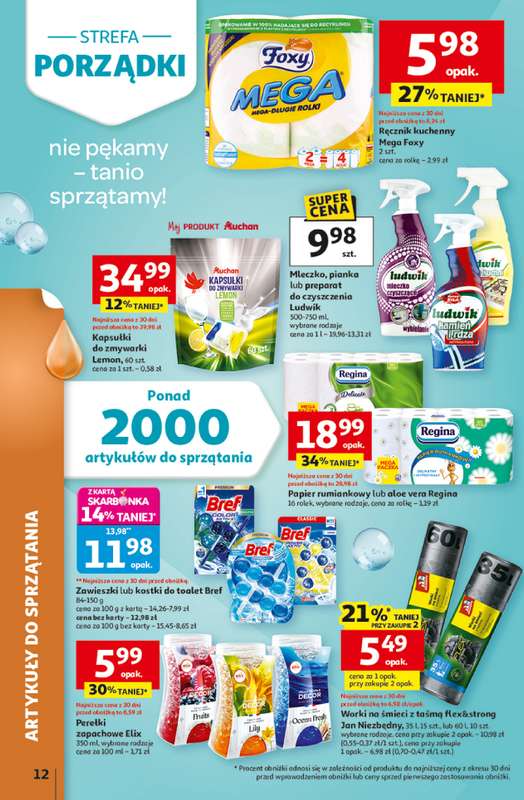 Auchan - gazetka promocyjna Gazetka 30 Lat Hipermarket Auchan od wtorku 31.03 do soboty 04.04 - strona 12