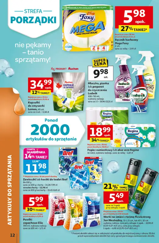 Auchan - gazetka promocyjna Gazetka 30 Lat Hipermarket Auchan od wtorku 31.03 do soboty 04.04 - strona 12