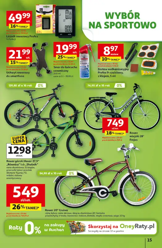 Auchan - gazetka promocyjna Gazetka 30 Lat Hipermarket Auchan od wtorku 31.03 do soboty 04.04 - strona 15