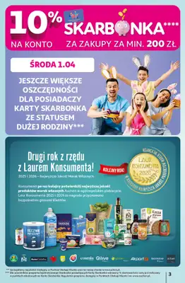Auchan - gazetka promocyjna Gazetka 30 Lat Hipermarket Auchan od wtorku 31.03 do soboty 04.04 - strona 3
