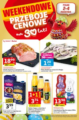Auchan - gazetka promocyjna Gazetka 30 Lat Hipermarket Auchan od wtorku 31.03 do soboty 04.04 - strona 2