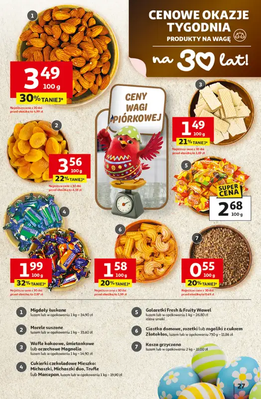 Auchan - gazetka promocyjna Gazetka 30 Lat Hipermarket Auchan od wtorku 31.03 do soboty 04.04 - strona 27