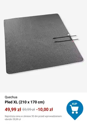 Decathlon - gazetka promocyjna Śpiwory, Materace, Maty od 49,99 zł od poniedziałku 30.03  - strona 2