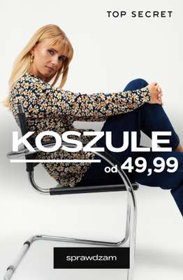 Top Secret - gazetka promocyjna Koszule już od 49,99 zł od poniedziałku 30.03 do wtorku 07.04