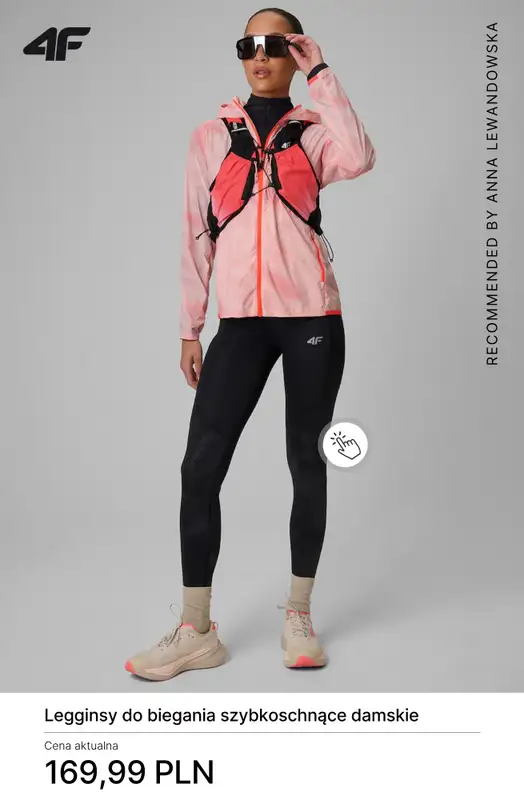 4F - gazetka promocyjna Kolekcja biegowa dla niej od poniedziałku 30.03  - strona 3