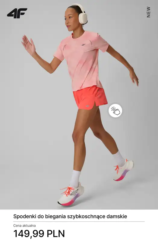 4F - gazetka promocyjna Kolekcja biegowa dla niej od poniedziałku 30.03  - strona 7
