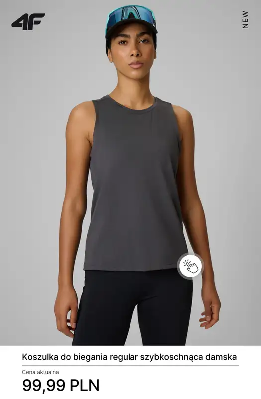 4F - gazetka promocyjna Kolekcja biegowa dla niej od poniedziałku 30.03  - strona 4