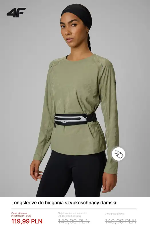 4F - gazetka promocyjna Kolekcja biegowa dla niej od poniedziałku 30.03  - strona 2