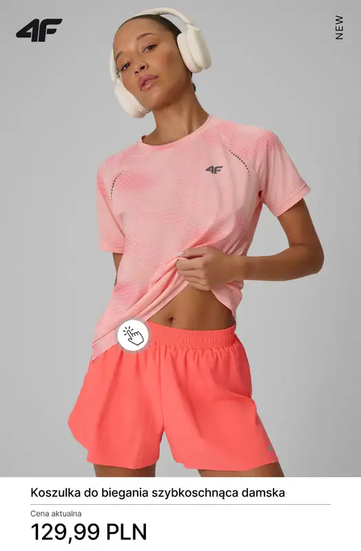 4F - gazetka promocyjna Kolekcja biegowa dla niej od poniedziałku 30.03  - strona 6