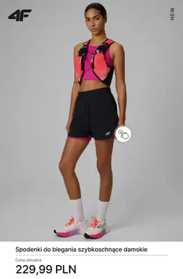 4F - gazetka promocyjna Kolekcja biegowa dla niej od poniedziałku 30.03  - strona 9