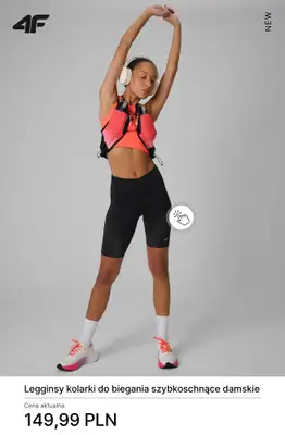 4F - gazetka promocyjna Kolekcja biegowa dla niej od poniedziałku 30.03  - strona 5