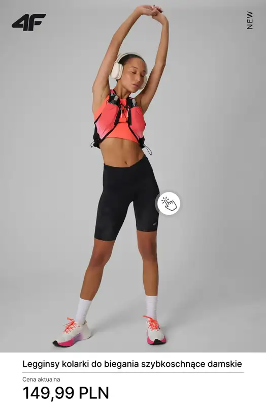 4F - gazetka promocyjna Kolekcja biegowa dla niej od poniedziałku 30.03  - strona 5