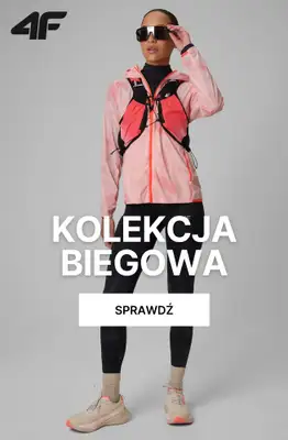4F - gazetka promocyjna Kolekcja biegowa dla niej od poniedziałku 30.03 
