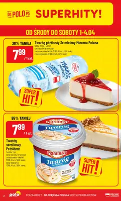 POLOmarket - gazetka promocyjna Gazetka od środy 01.04 do soboty 04.04 - strona 2