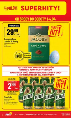 POLOmarket - gazetka promocyjna Gazetka od środy 01.04 do soboty 04.04 - strona 6