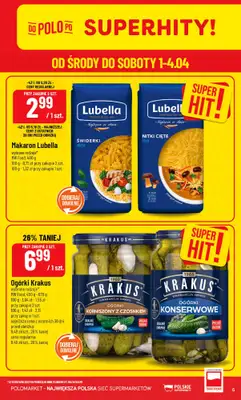 POLOmarket - gazetka promocyjna Gazetka od środy 01.04 do soboty 04.04 - strona 5