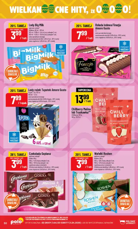 POLOmarket - gazetka promocyjna Gazetka od środy 01.04 do soboty 04.04 - strona 50