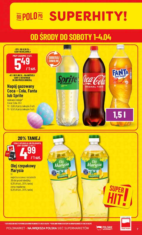POLOmarket - gazetka promocyjna Gazetka od środy 01.04 do soboty 04.04 - strona 7