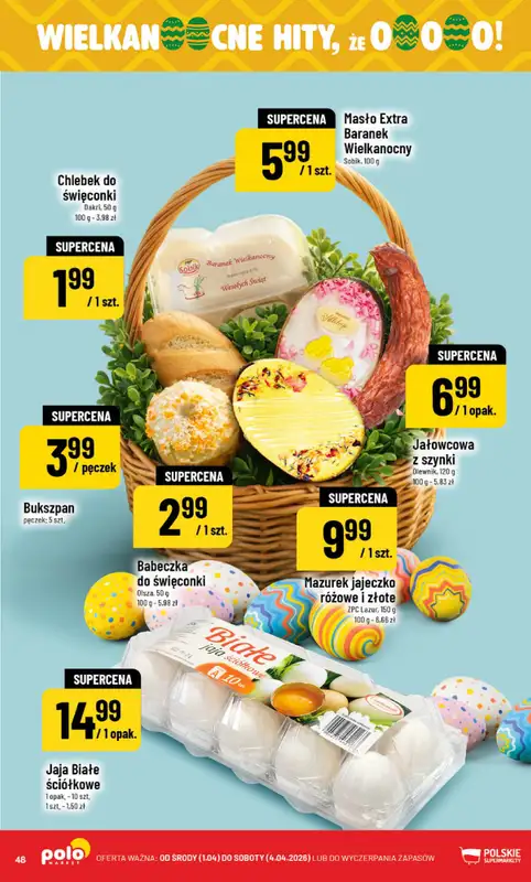 POLOmarket - gazetka promocyjna Gazetka od środy 01.04 do soboty 04.04 - strona 48